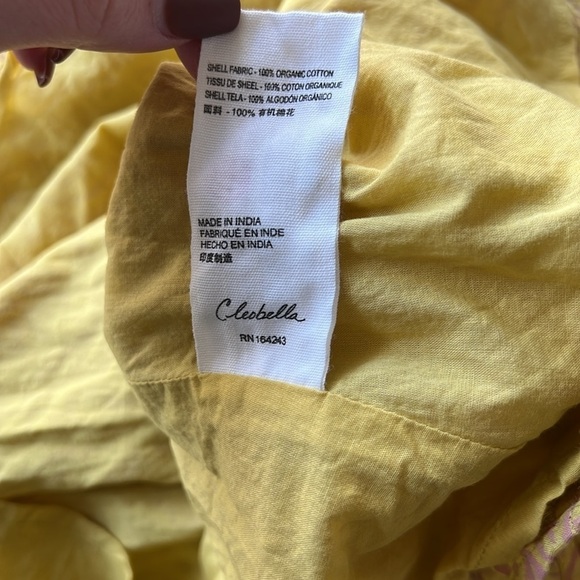 Cleobella Luna Smocked Mini Dress Camellia Yellow - Picture 13 of 14